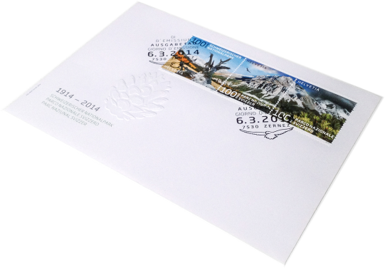 Gestaltung Ersttagsumschlag Graubünden