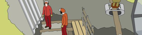 Fachstelle für forstliche Bautechnik. Leitfaden Illustration.