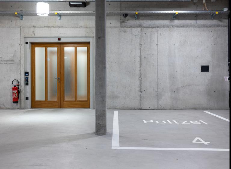 Parkplatzbeschriftung