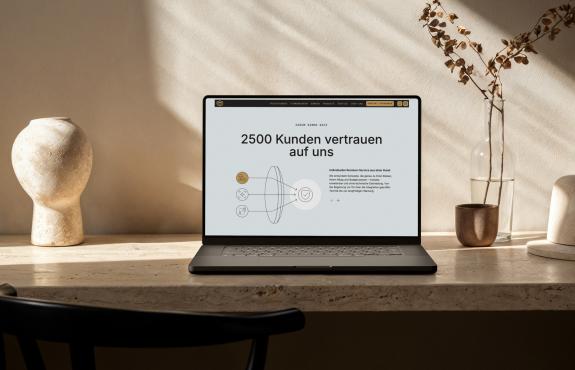 Ansicht auf dem Laptop